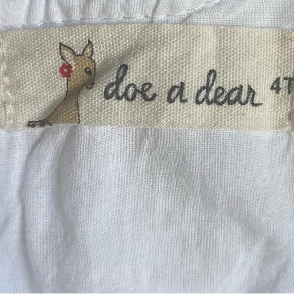 DOE A DEAR-PINK AND WHITE SEQUIN  DRESS-SIZE 4T - Picture 8 of 9